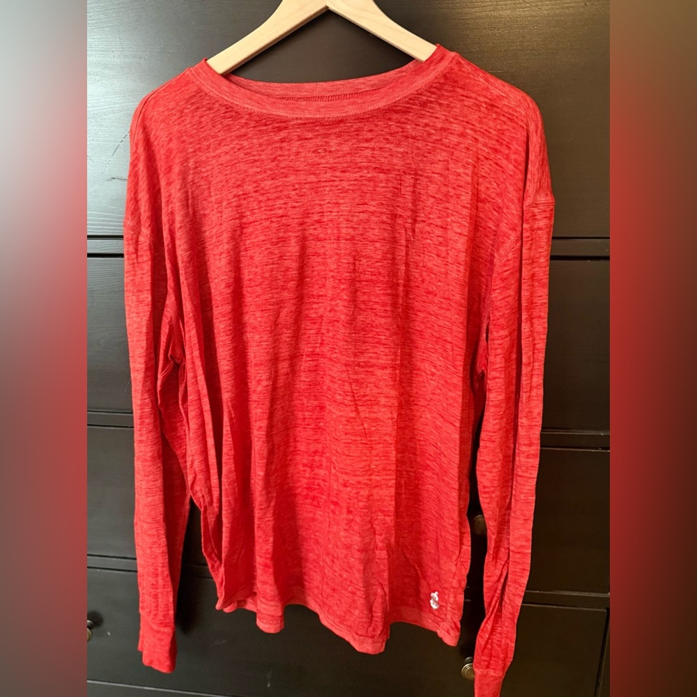FP Movement by Free People Red Long Sleeve Tee